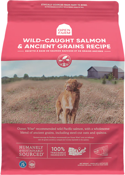 Open Farm Ancient Grains Wild Caught Salmon, Dry Dog Food