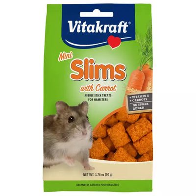 Vitakraft Mini Slims Carrot 1.76-oz, Hamster Treat
