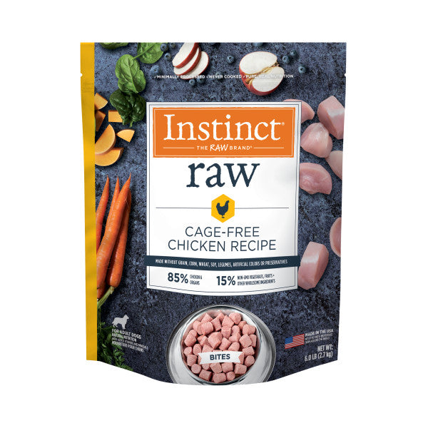 Instinct Raw Frozen Chicken Bites Dog Food Anaheim Feed Pet Supply