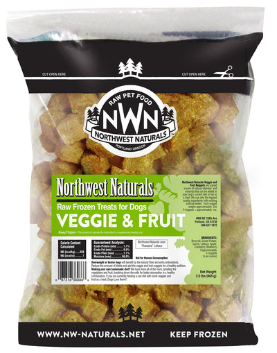 Northwest Naturals Frozen Raw Fruit and Veggie Nuggets, 2-lb Bag