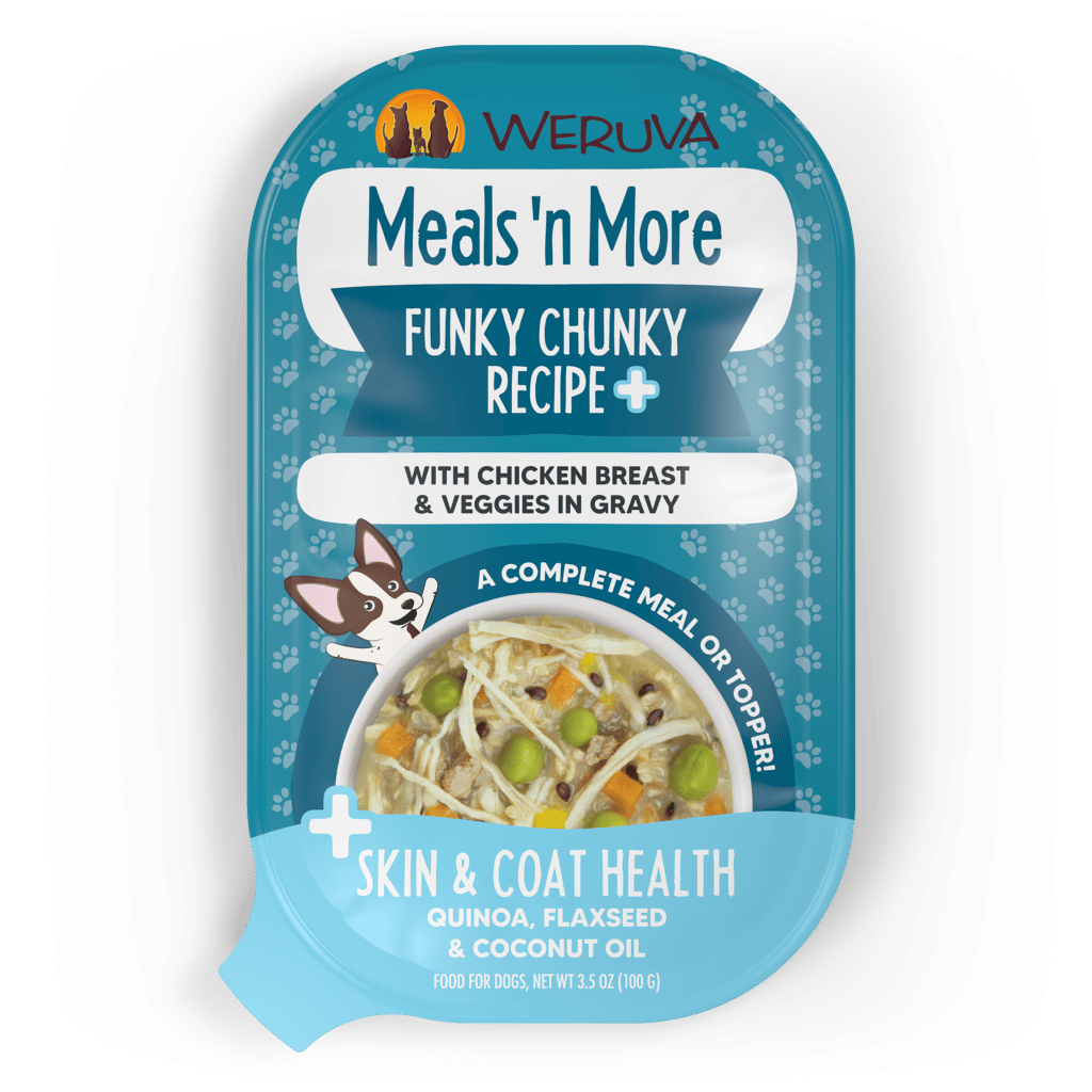 Weruva Meals 'n More Funky Chunky Recipe Plus In Gravy 3.5-oz, Wet Dog Food