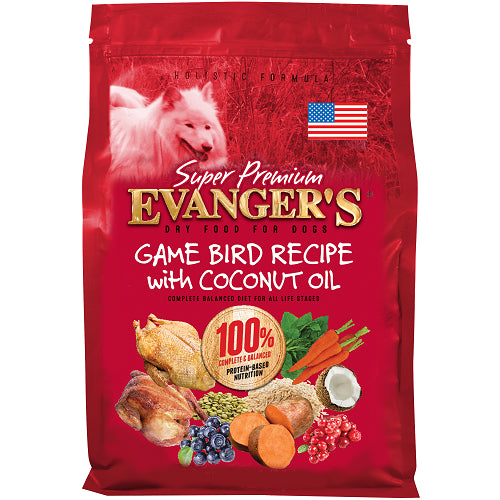 Evangers Gamebird Recipe With Coconut Oil , Dry Dog Food