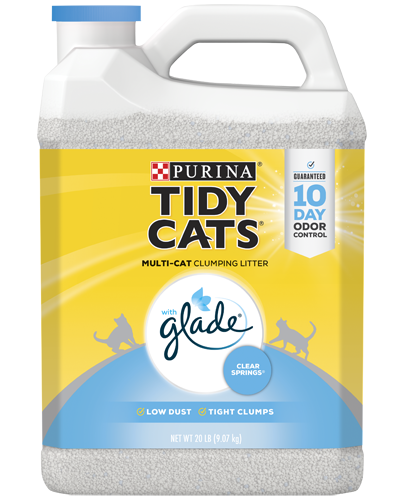 Tidy Cats With Glade, Clear Springs, Clumping Cat Litter, 20-lb Jug