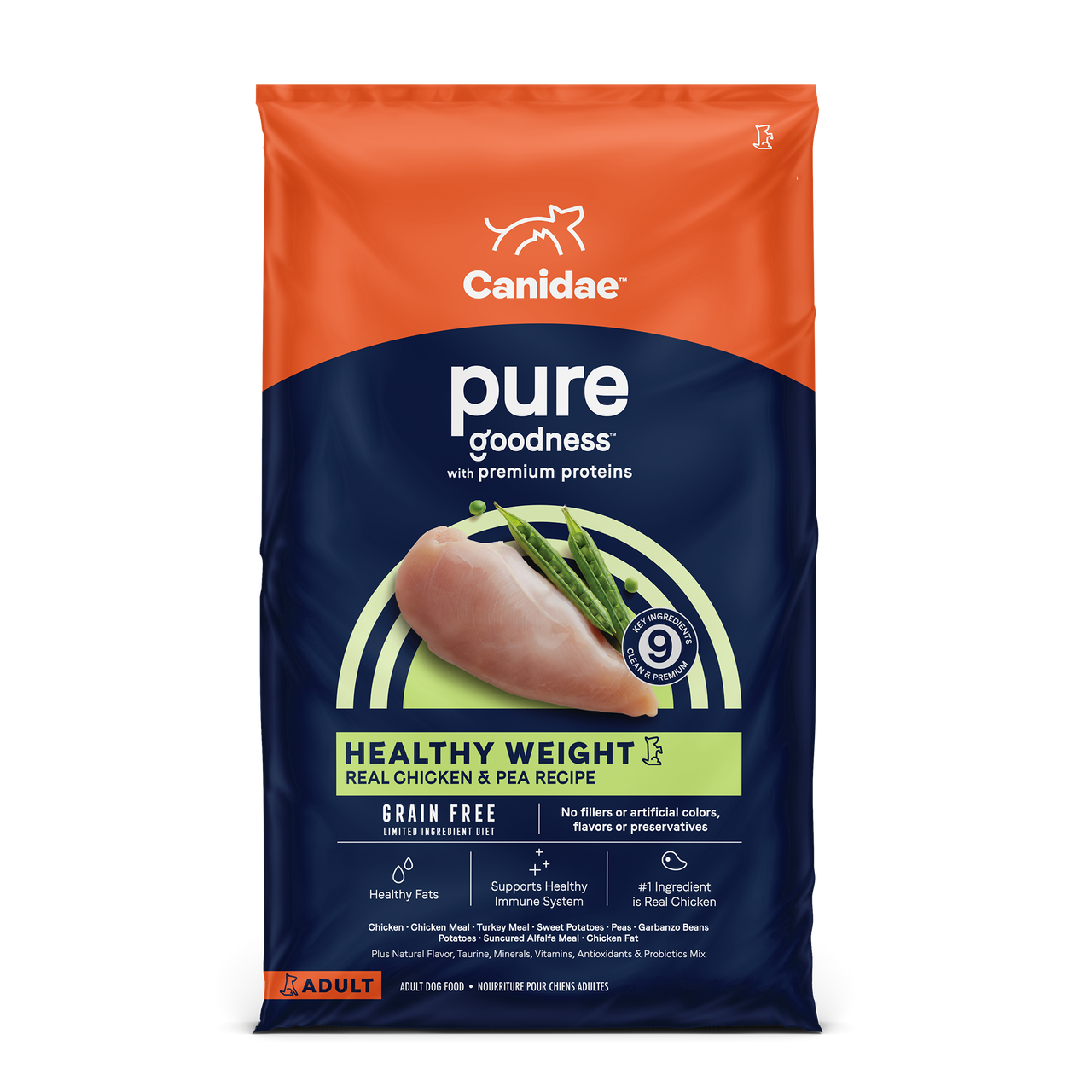 Canidae Pure Grain Free Adult Healthy Weight Chicken Dry Dog Food