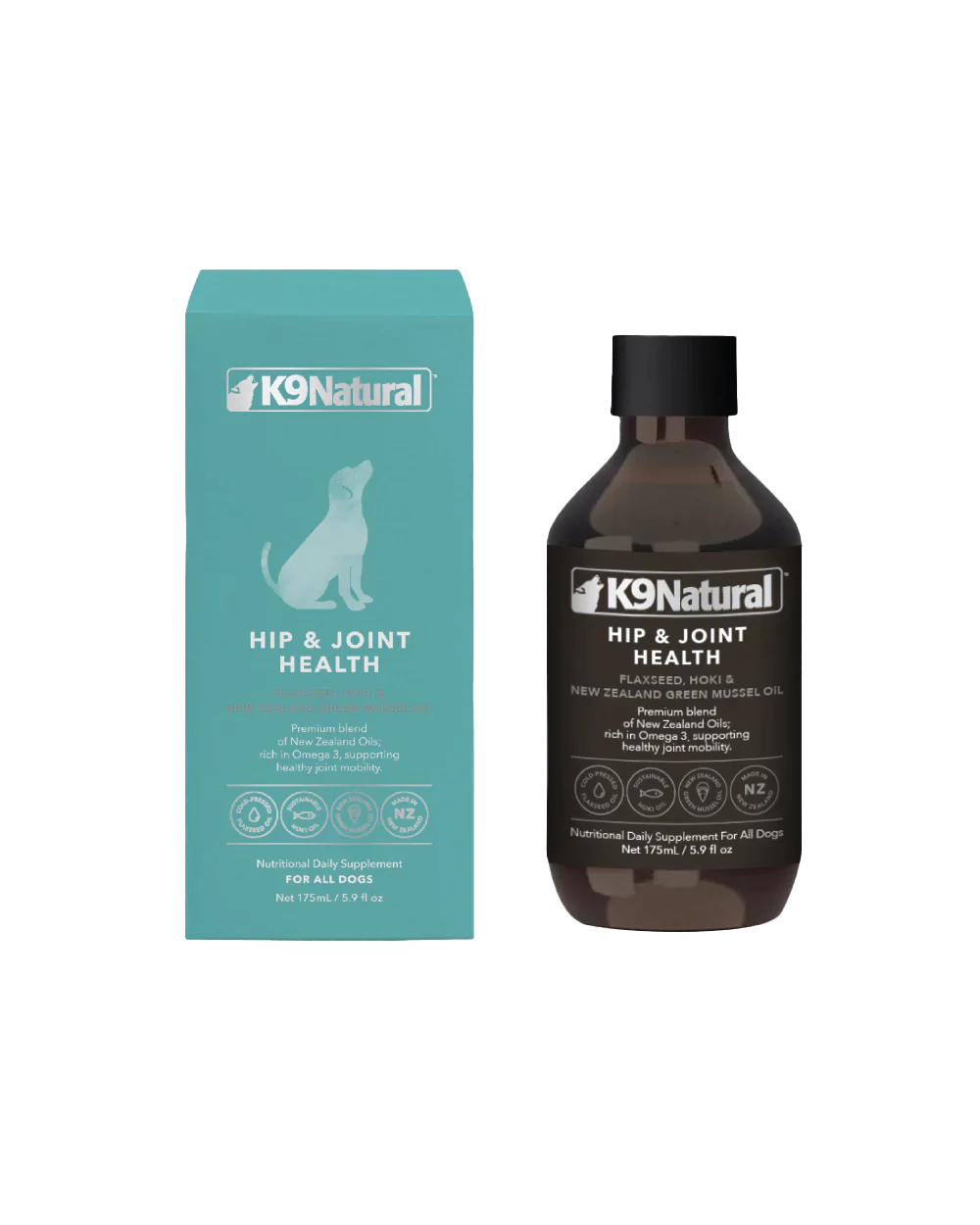 K9 Natural Hip & Joint Health Oil 5.9-oz, Dog Supplement