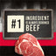 Merrick Backcountry 96% Beef, Wet Dog Food, 12.7-oz, case of 12