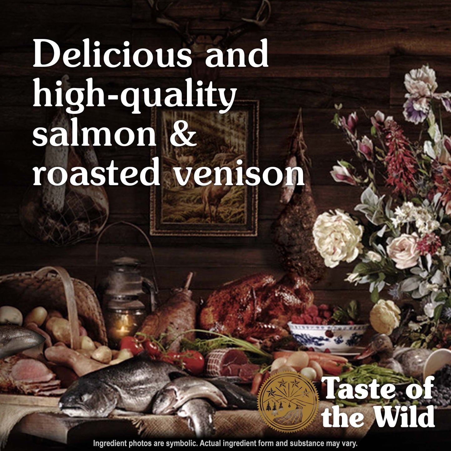 Taste of the Wild Rocky Mountain Feline Recipe with Salmon and Roasted Venison in Gravy, Wet Cat Food