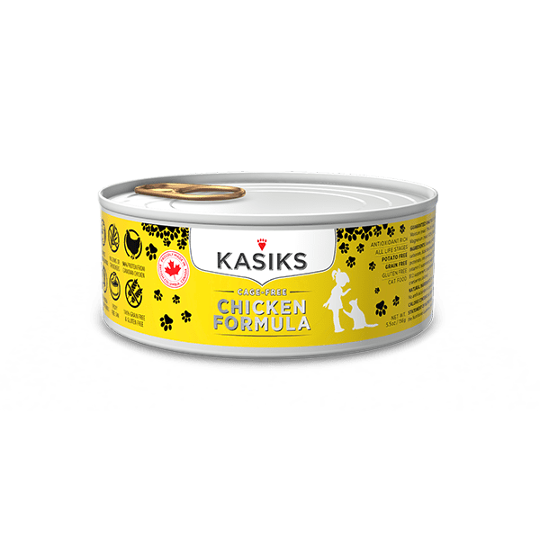 FirstMate Kasiks Cage Free Chicken Formula 5.5-oz, Wet Cat Food, Case Of 24