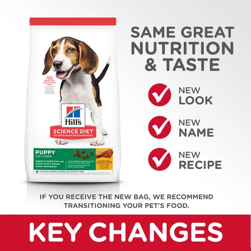 Hill's® Science Diet® Puppy Chicken Meal & Barley Recipe Dry Dog Food