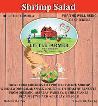 Little Farmer Shrimp Salad, Poultry Treat, 1-lb Bag