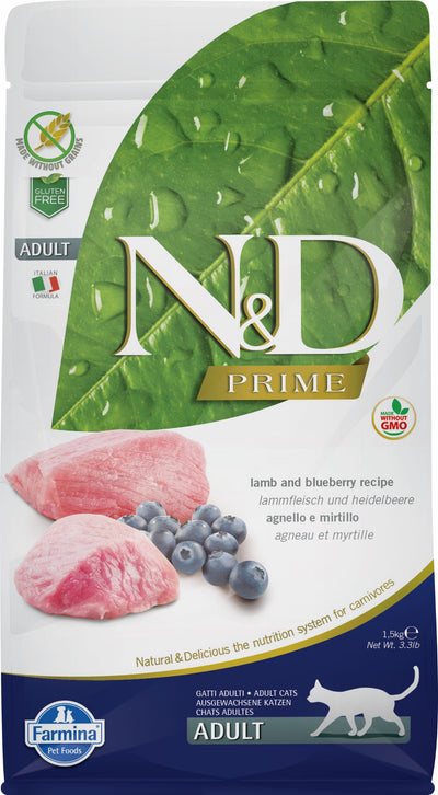 Farmina N&D Prime Lamb and Blueberry Dry Cat Food
