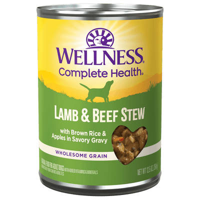 Wellness® Lamb & Beef Stew Wet Dog Food, 12.5-oz Case of 12