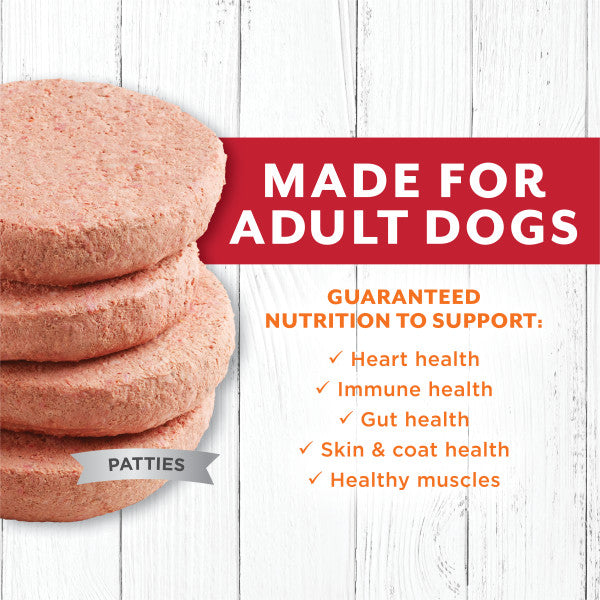 Instinct Raw Longevity Adult Frozen Beef Patties Dog Food, 6-lb Bag