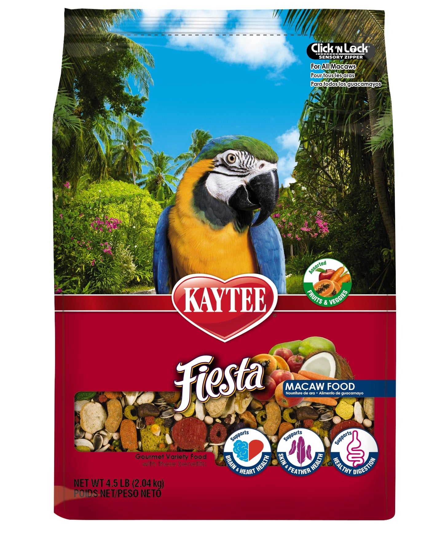Kaytee Fiesta Macaw Food, 4.5-lb Bag