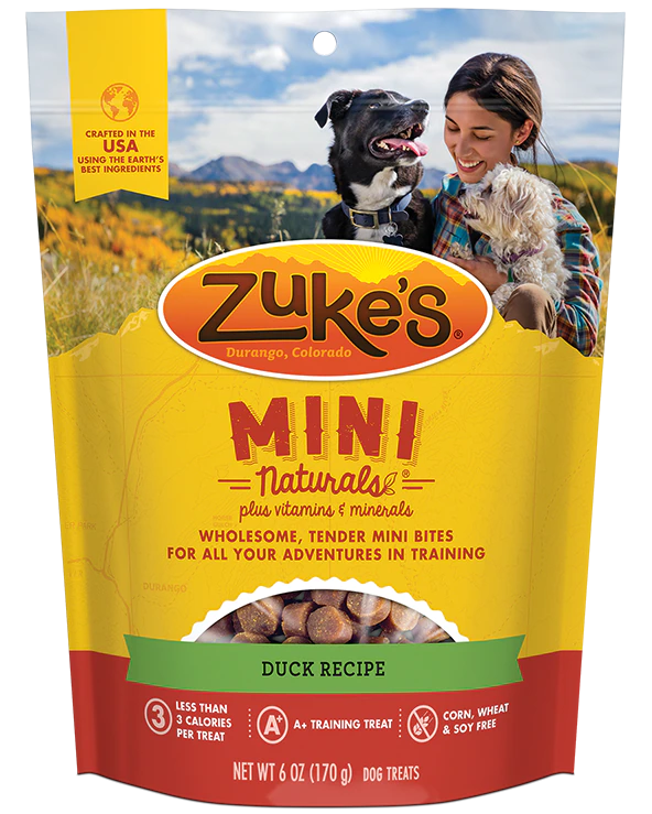 Zuke's Mini Naturals Duck Recipe Dog Treats