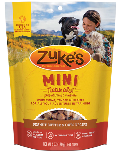Zuke's Mini Naturals Peanut Butter Recipe Dog Treats