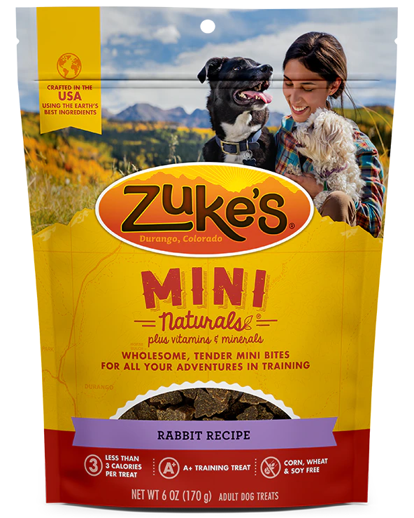 Zuke's Mini Naturals Rabbit Recipe Dog Treats