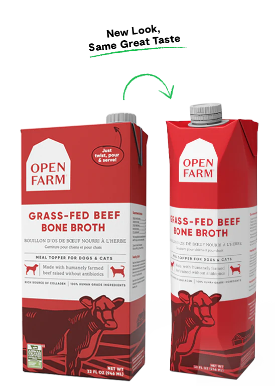 Open Farm Beef Bone Broth Topper For Dogs And Cats