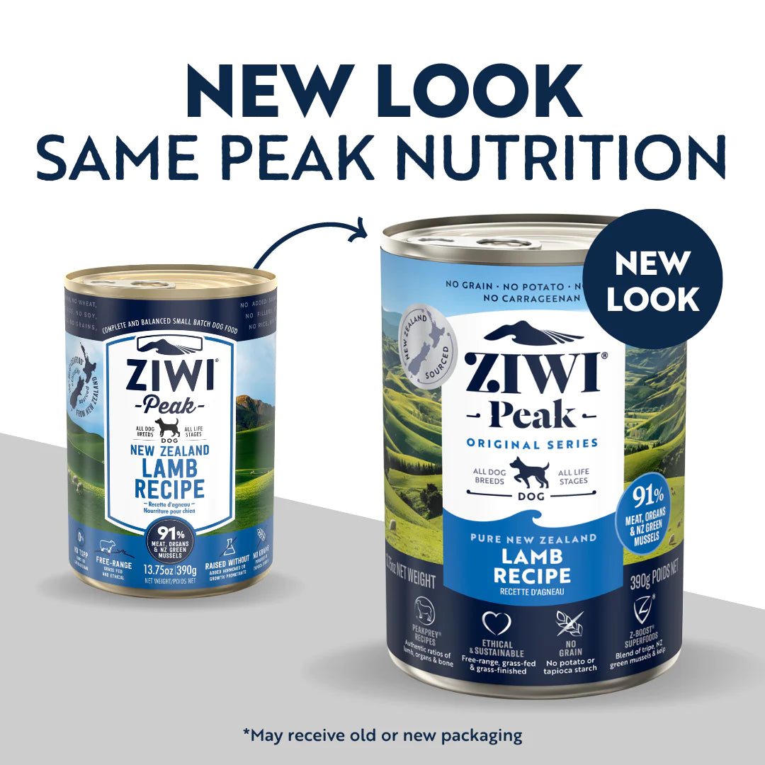 ZiwiPeak Lamb Recipe, Wet Dog Food, 13.75-oz Case of 12