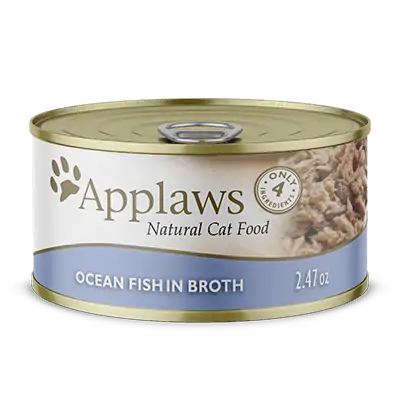 Applaws Ocean Fish In Broth, Wet Cat Food, Case Of 24