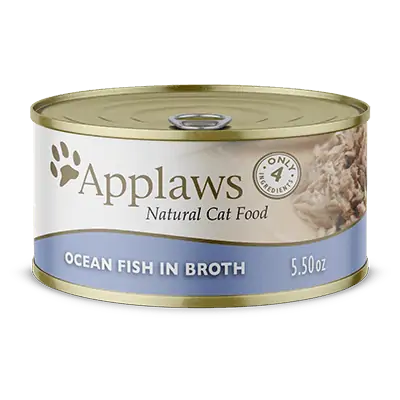Applaws Ocean Fish In Broth, Wet Cat Food, Case Of 24