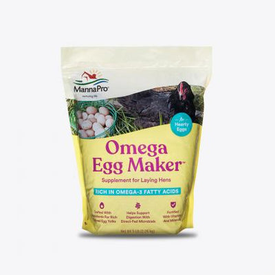 Manna-Pro Omega Egg Maker, Poultry Supplement, 5-lb Bag