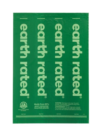 Earth Rated Dog Poop Bags, Single Roll, 15-Count