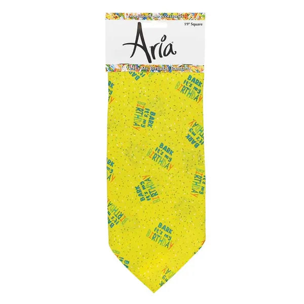 Aria Bark It's My Birthday Bandana For Dogs