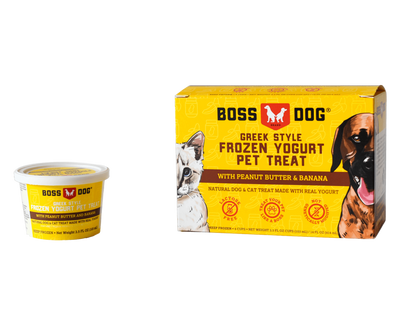 Boss Dog Frozen Yogurt, Peanut Butter And Banana Recipe