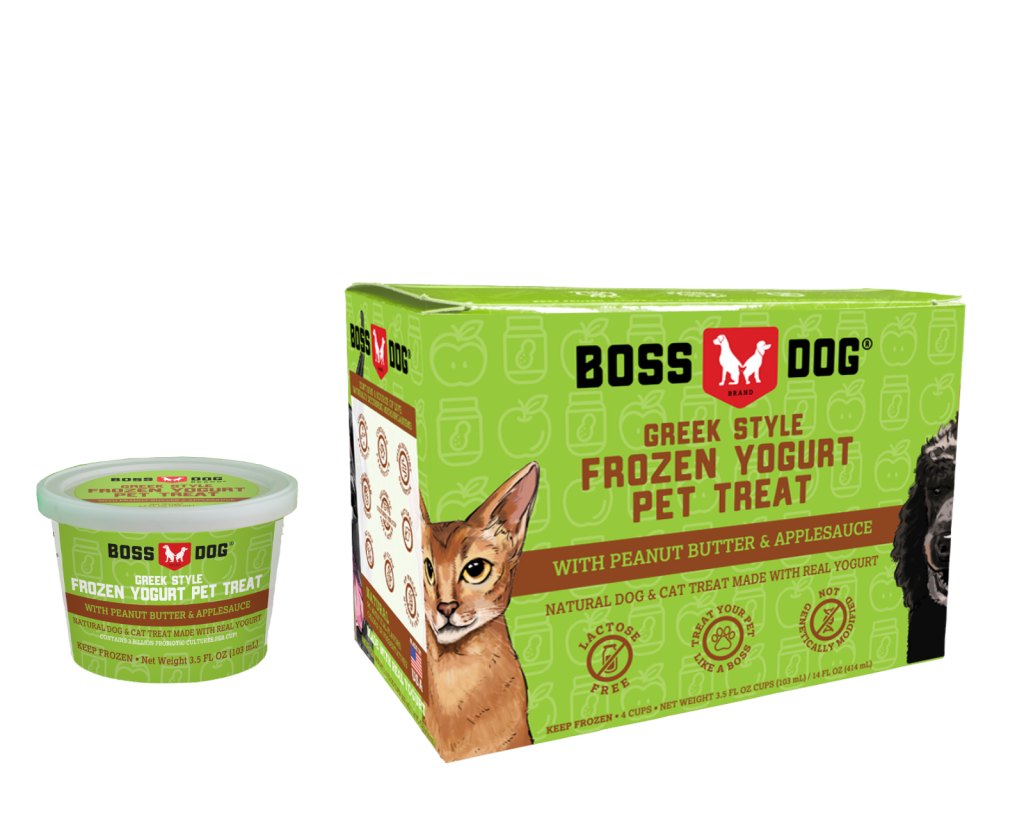 Boss Dog Frozen Yogurt, Peanut Butter And Applesauce Recipe