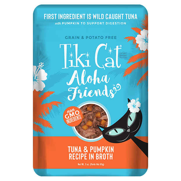 Tiki Cat Aloha Friends Tuna And Pumpkin Recipe, Wet Cat Food