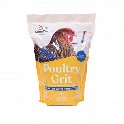 Manna-Pro Poultry Grit With Probiotics, Poultry Supplement, 5-lb Bag