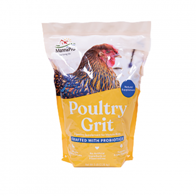 Manna-Pro Poultry Grit With Probiotics, Poultry Supplement, 5-lb Bag