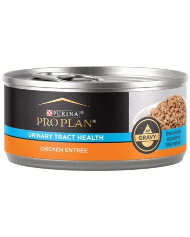 Purina Pro Plan Urinary Tract Health Formula Chicken Entrée In Gravy Wet Cat Food, 3-oz Case of 24