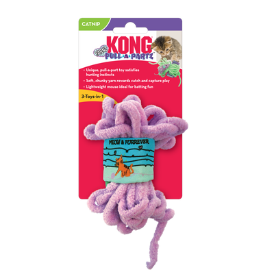 Kong Pull-A-Parts Yarnz Cat Toy, Assorted