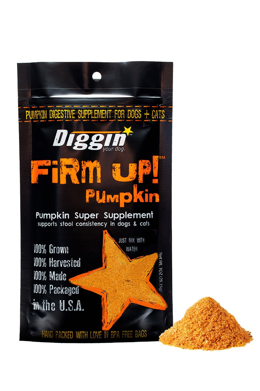 Diggin FiRM UP! Original Pumpkin Super Supplement For Dogs And Cats