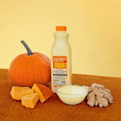 Primal Frozen Raw Goat Milk, Pumpkin Spice Recipe