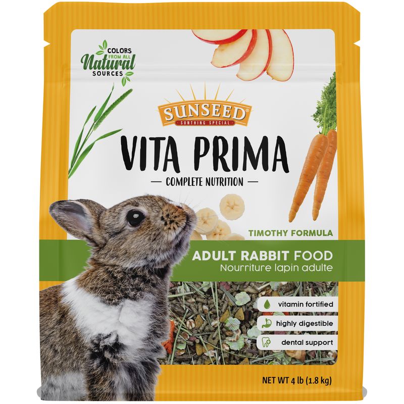 Sunseed Vita Prima 4-lb, Adult Rabbit Food – Anaheim Feed & Pet Supply