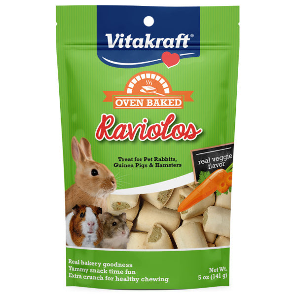 Vitakraft Veggie Raviolos Small Animal Treats, 5-oz Bag