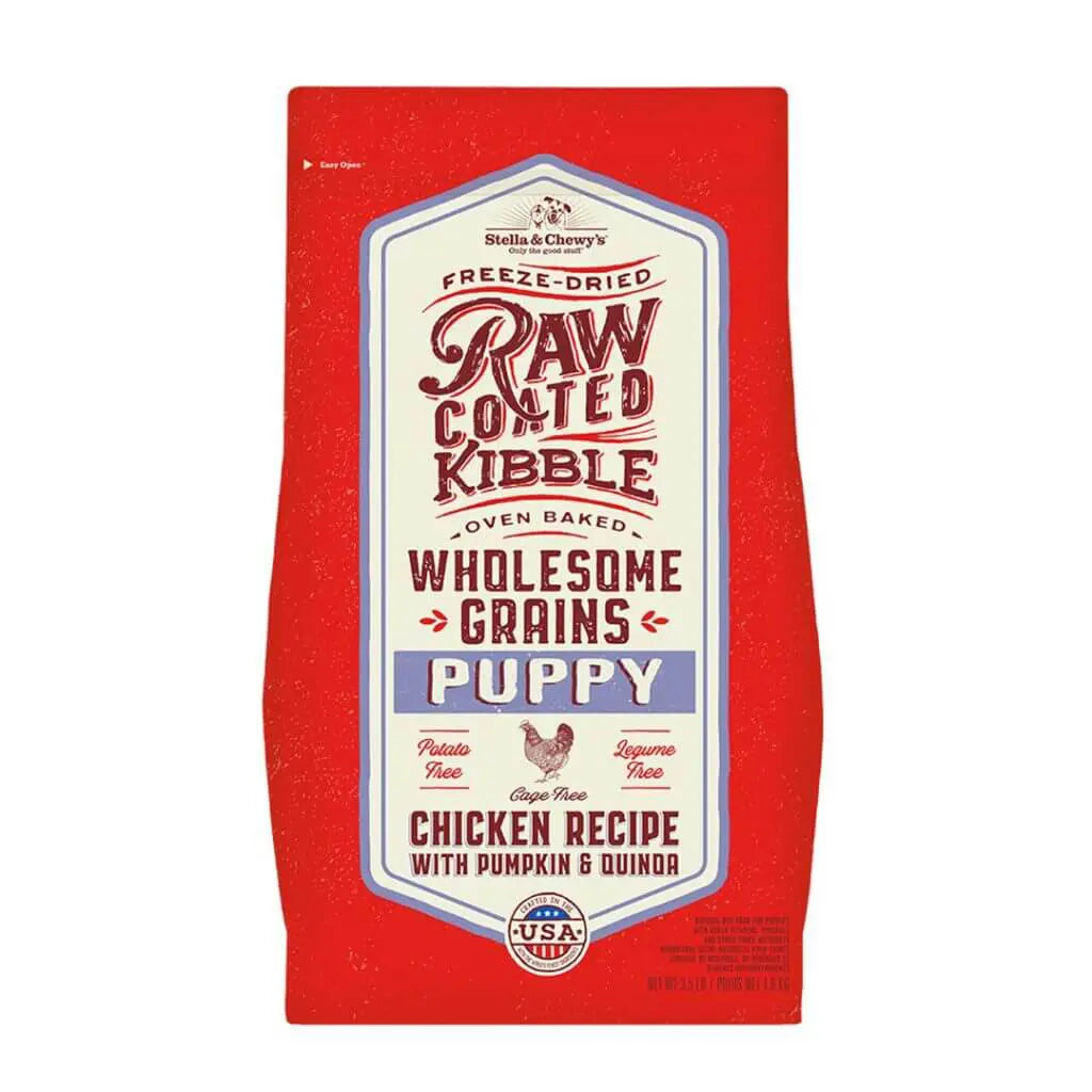 Stella & Chewy's Raw Coated Puppy Wholesome Grains Chicken Recipe, Dry Dog Food