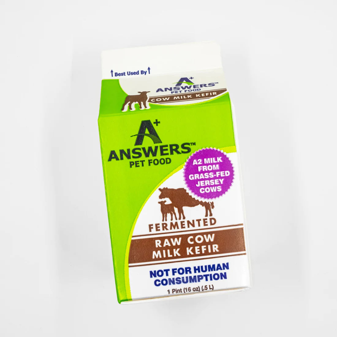 Answers Raw Cow Milk Kefir 16-oz, Frozen Supplement
