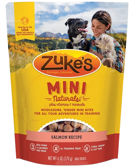 Zuke's Mini Naturals Salmon Recipe, Dog Treat
