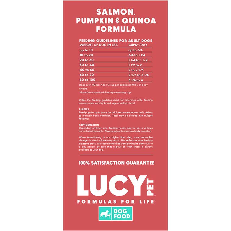 Lucy Pet Salmon, Pumpkin & Quinoa, Dry Dog Food