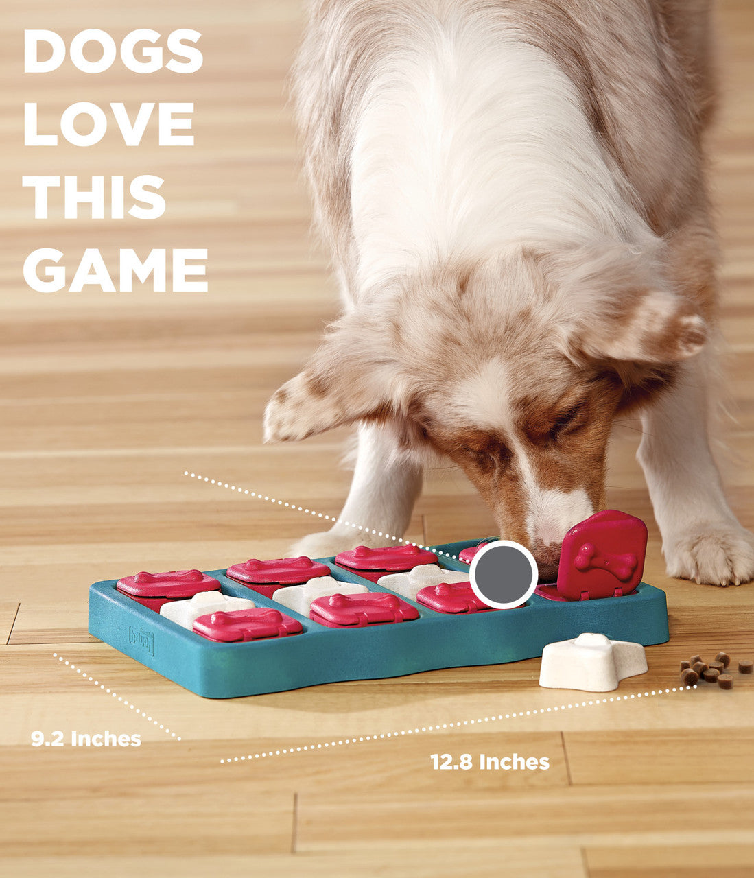 Outward Hound Nina Ottosson Dog Brick, Interactive Treat Puzzle