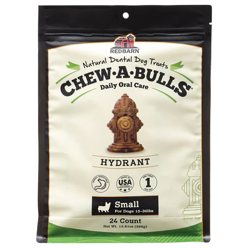 Redbarn Chew-A-Bulls® Hydrant , Dental Chew