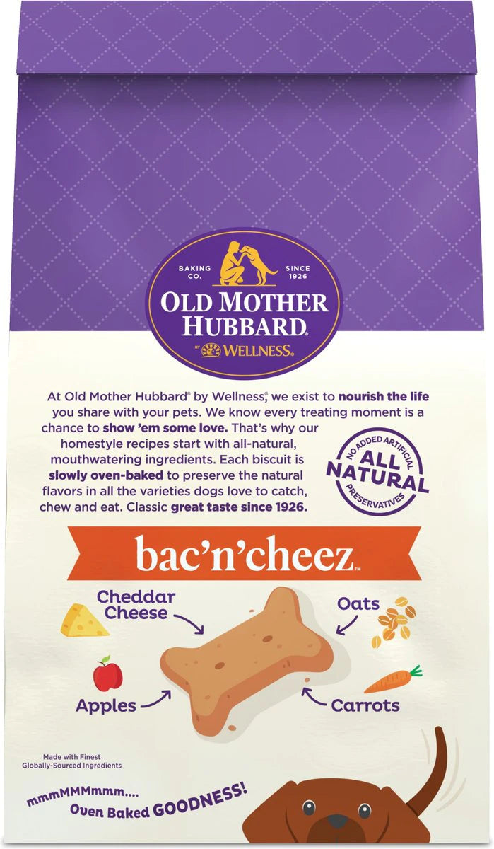 Old Mother Hubbard Bac’N’Cheez Oven Baked Biscuits, Dog Treat