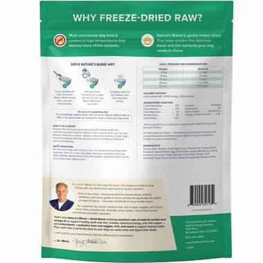 Dr. Marty Nature s Blend Small Breed Recipe Freeze Dried Raw Dog