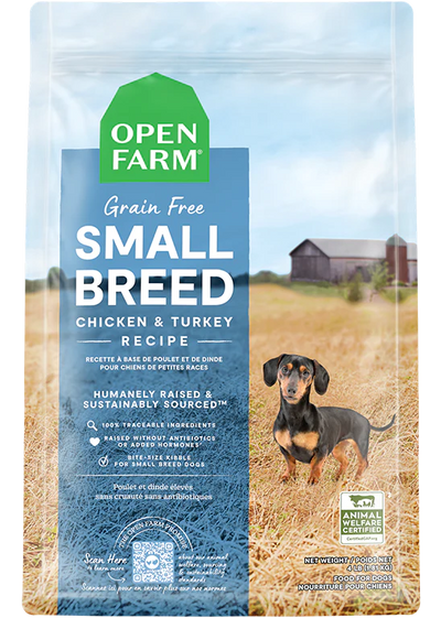 Open Farm Small Breed Chicken & Turkey Recipe, Dry Dog Food