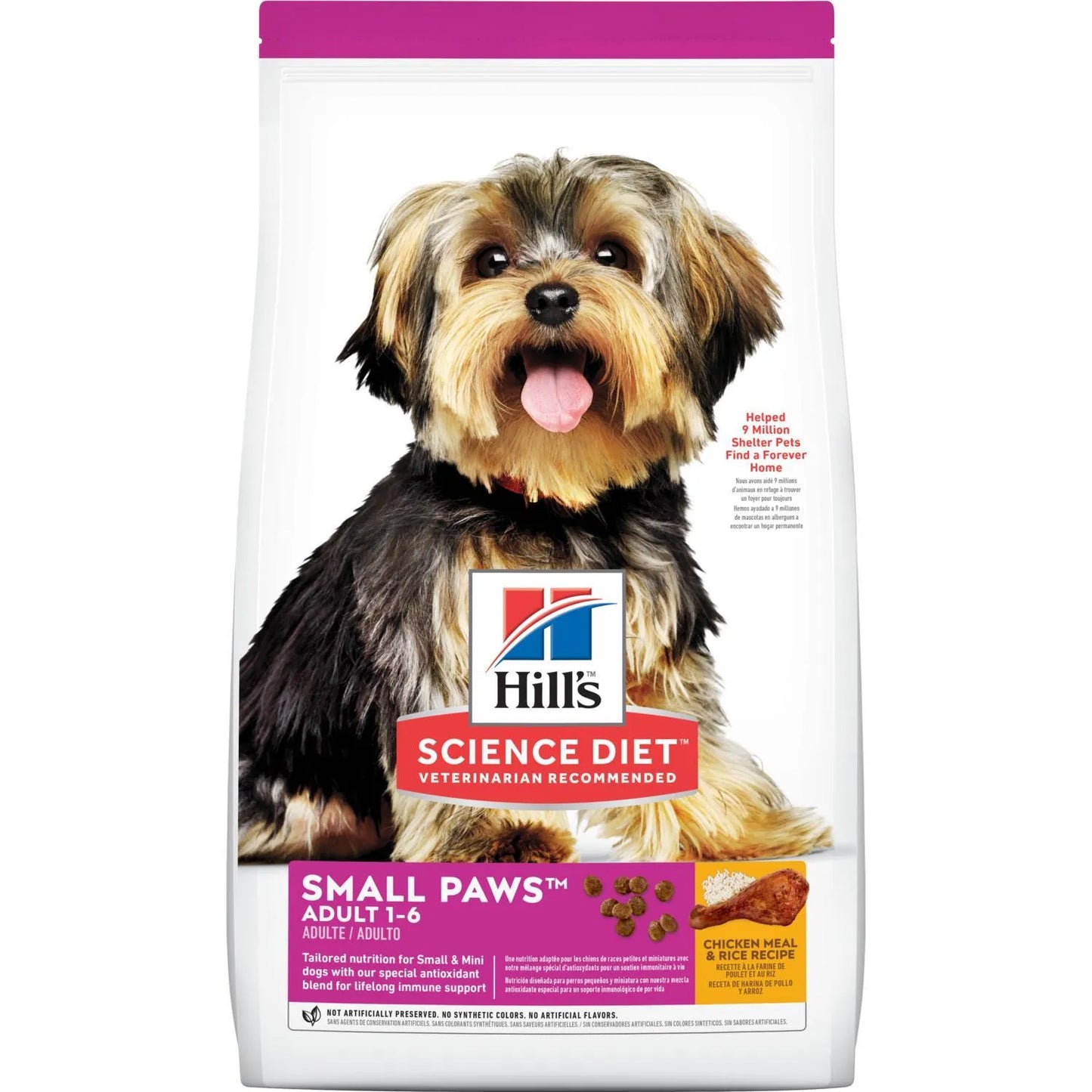 Hill's® Science Diet® Adult Small Paws™ Chicken Meal & Rice Recipe Dry Dog Food