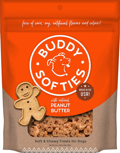 Buddy Biscuits Softies Peanut Butter Recipe 6-oz, Dog Treat